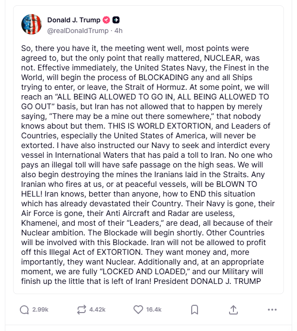 2026 04 12 TS Trump Hormuz