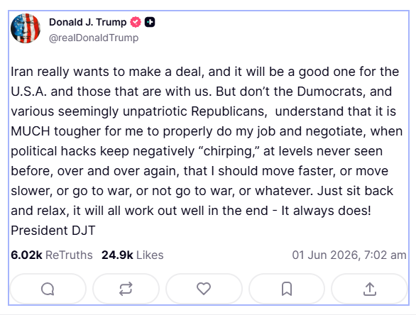 2026 06 01 TS Trump Iran