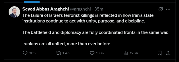 2026 04 23 Araghchi Iran